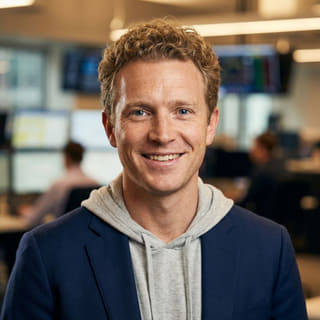 Ryan Brooks, listed as Lead Trading Analyst at Frank Worthelance, in a profile image